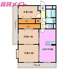 物件の間取り