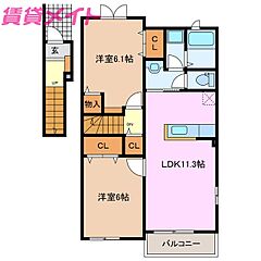 物件の間取り
