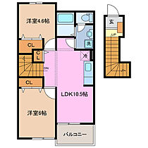 フィオーレ・プレッソ櫻Ｃ棟 201 ｜ 三重県亀山市関町新所（賃貸アパート2LDK・2階・51.67㎡） その2