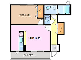 ニューリバーサイド 103 ｜ 三重県亀山市両尾町（賃貸アパート1LDK・1階・45.12㎡） その2