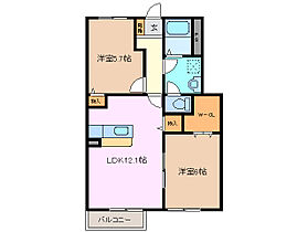 夢が丘ガーデンハイツII 103 ｜ 三重県亀山市小下町（賃貸アパート2LDK・1階・56.80㎡） その2