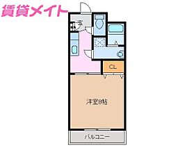 三重県鈴鹿市道伯3丁目（賃貸マンション1K・4階・29.82㎡） その2