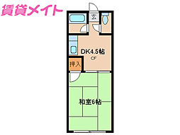 🉐敷金礼金0円！🉐コーポ羽山　北棟