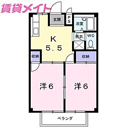 コーポウィンフィールドA棟 1階/-