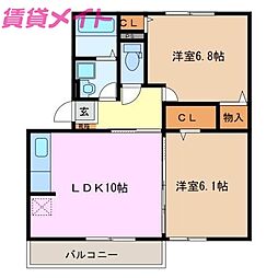 グリュックIII C棟 1階