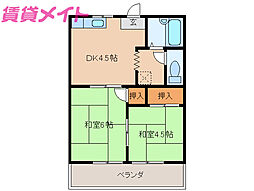 グリーンハイツフジ 2階/-