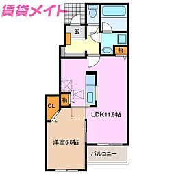 ディアレストA 1階