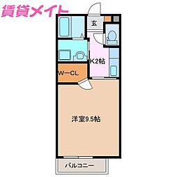 アルベール C棟 1階/-