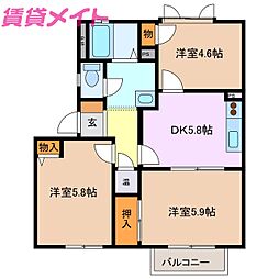 🉐敷金礼金0円！🉐テクノハイツ藤　Ｃ