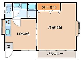 岸田コーポI 1 ｜ 三重県津市上浜町２丁目（賃貸アパート1LDK・1階・44.00㎡） その2