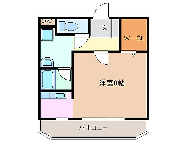 グランコート 103｜三重県津市神納(賃貸アパート1K・1階・30.24㎡)の写真 その2
