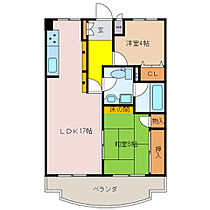 シャトーカワイ 402 ｜ 三重県津市丸之内養正町（賃貸マンション2LDK・4階・56.95㎡） その2