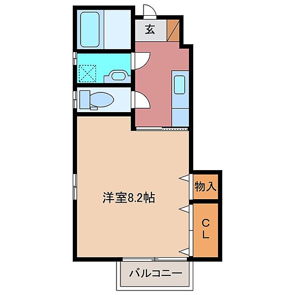 Maison de F 102｜三重県津市島崎町(賃貸アパート1K・1階・36.43㎡)の写真 その2