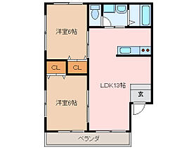 ＭＩＳＳＩＯＮ　ＳＱＵＡＲＥ　ＹＫ－1 102 ｜ 三重県津市柳山津興（賃貸アパート2LDK・1階・53.60㎡） その2