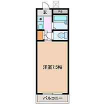 イースト 203 ｜ 三重県津市江戸橋１丁目（賃貸マンション1R・2階・18.25㎡） その2