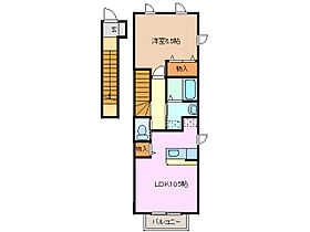 グランサージュＡ棟 201 ｜ 三重県津市河芸町中瀬（賃貸アパート1LDK・2階・45.32㎡） その2