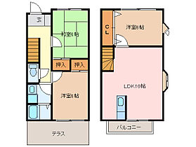 レイクサイドヴィラF棟 132 ｜ 三重県津市一身田上津部田（賃貸テラスハウス3LDK・1階・65.00㎡） その2