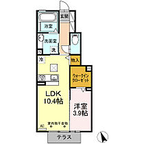 ＵＲＢＡＮ　ＦＬＡＴＳ 105 ｜ 三重県津市一身田中野（賃貸アパート1LDK・1階・40.80㎡） その2