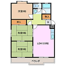 MYHOME西丸之内 3A ｜ 三重県津市西丸之内（賃貸マンション3LDK・3階・60.00㎡） その2