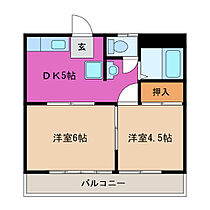 スターハイツ八幡 102 ｜ 三重県津市八幡町津（賃貸アパート2DK・1階・32.50㎡） その2