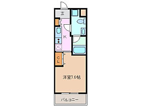 エイムオーエス島崎町マンション 512 ｜ 三重県津市島崎町（賃貸マンション1K・5階・25.55㎡） その2