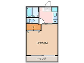 サンライズ 206 ｜ 三重県津市半田（賃貸アパート1K・2階・26.49㎡） その2