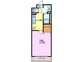 サクラーレ 206 ｜ 三重県津市江戸橋２丁目（賃貸マンション1K・2階・34.12㎡） その2