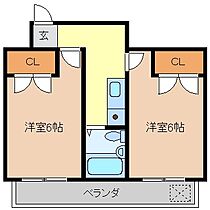 リヨン江戸橋 201 ｜ 三重県津市一身田中野（賃貸マンション2K・2階・29.00㎡） その2