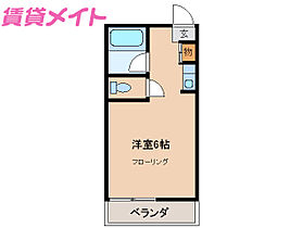 三重県津市江戸橋1丁目（賃貸マンション1R・3階・18.25㎡） その2