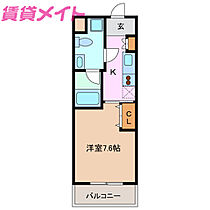 三重県津市島崎町（賃貸マンション1K・4階・25.55㎡） その2