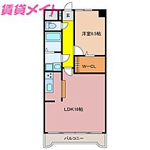 三重県津市上浜町1丁目（賃貸マンション1LDK・5階・52.40㎡） その2