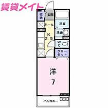 三重県津市上浜町5丁目（賃貸アパート1K・2階・26.11㎡） その2