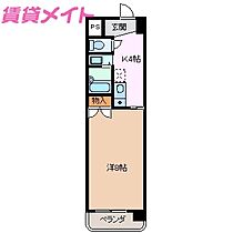 三重県津市江戸橋1丁目（賃貸マンション1K・1階・26.40㎡） その2