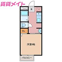 三重県津市栗真町屋町（賃貸アパート1K・2階・24.00㎡） その2