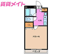 ユーハウス津 2階