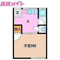 三重県津市江戸橋1丁目（賃貸アパート1K・2階・19.87㎡） その2