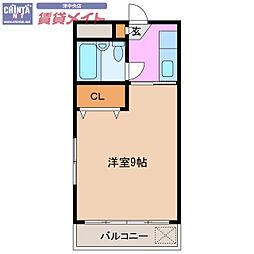 間取図画像 1K