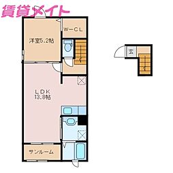 近鉄名古屋線 津新町駅 徒歩10分