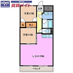 🉐敷金礼金0円！🉐リパルティーレ津新町　B棟