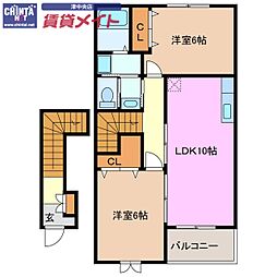 オーデンハオス　B棟 2階