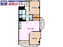 ウィングロワレ 4階/-