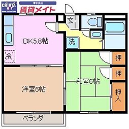 アーバンステイツIII 2階/-