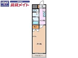 ＫＵＲＩＭＡマンション 6階
