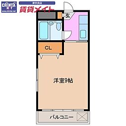 カーサドゥーズ 1階/-