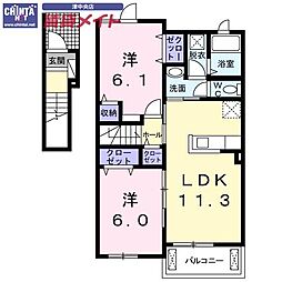 エクシブ　1 2階/-