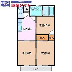 デリラ白塚A 1階