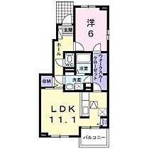 ローズアロー 101 ｜ 三重県鈴鹿市寺家４丁目（賃貸アパート1LDK・1階・47.18㎡） その2