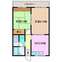 ファーストマンションＮＡＧＯ 105 ｜ 三重県鈴鹿市長太旭町１丁目（賃貸マンション2DK・1階・38.88㎡） その2