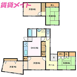 🉐敷金礼金0円！🉐稲生西K様戸建