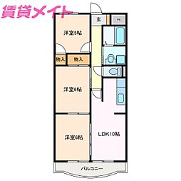 クレセント桜島 3階